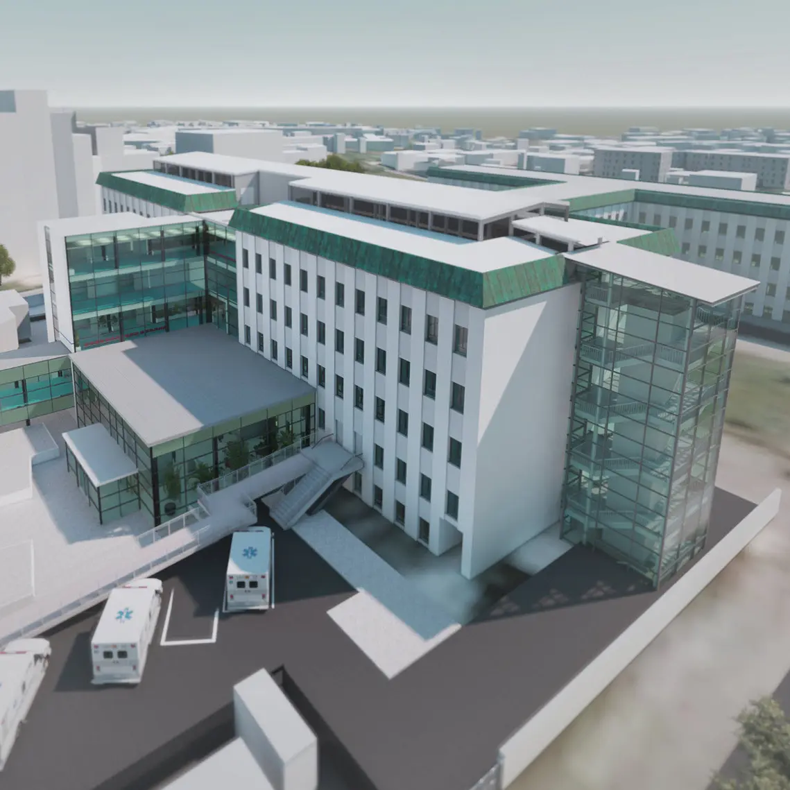 Ristrutturazione Ospedale San Bortolo Vicenza ENGLOBE Progettazione Integrata
